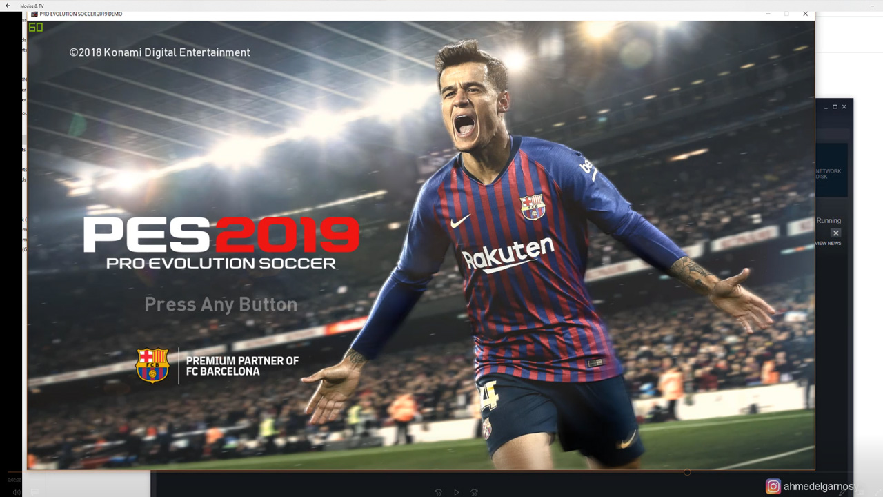 لعبة بيس 2019 ديمو للكمبيوتر